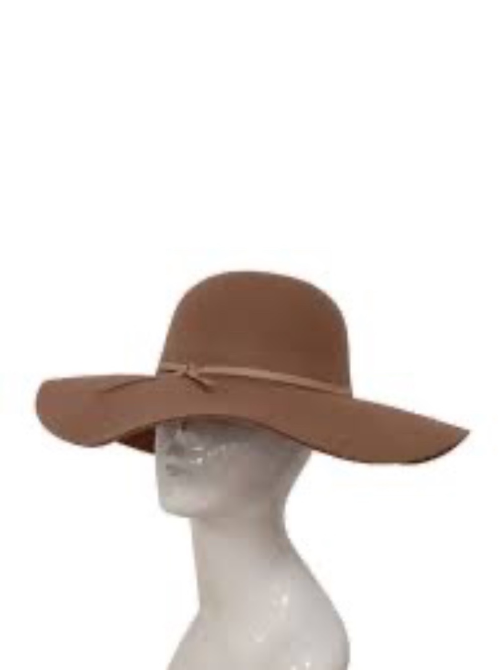 Women's Camel Wide Brim Floppy Hat 100% Wool Soft All Seasons